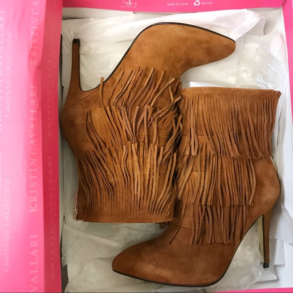 Kristin Cavallari | Chinese Laundry Fringe Heels - Picture 2 of 5